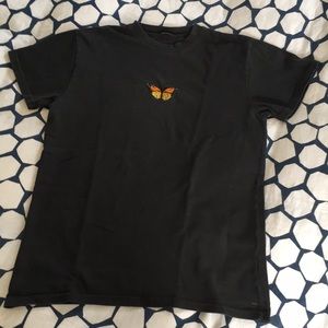 Gray Butterfly T-shirt